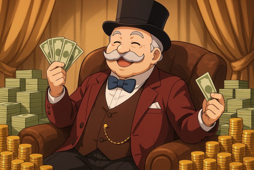 大富豪のイメージイラスト