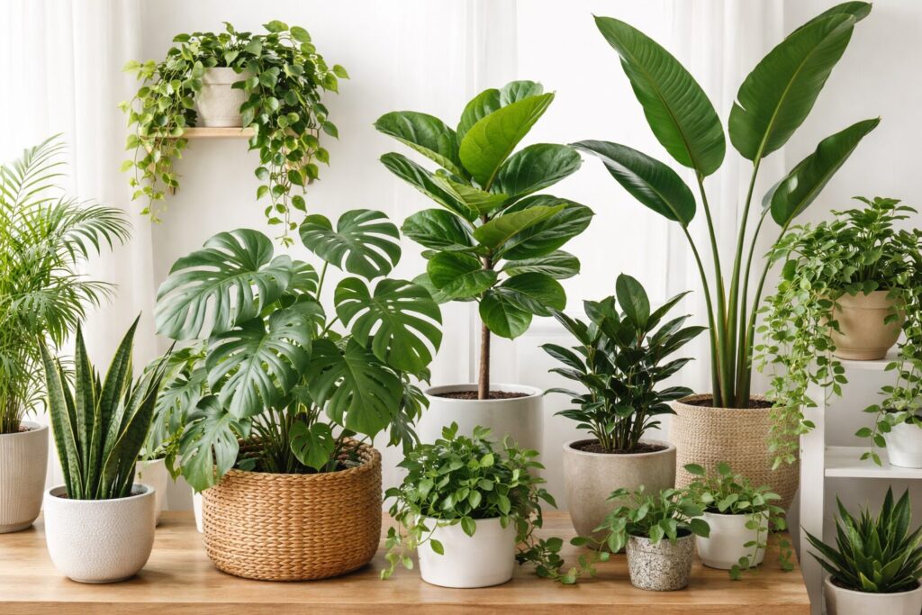 観葉植物のイラスト