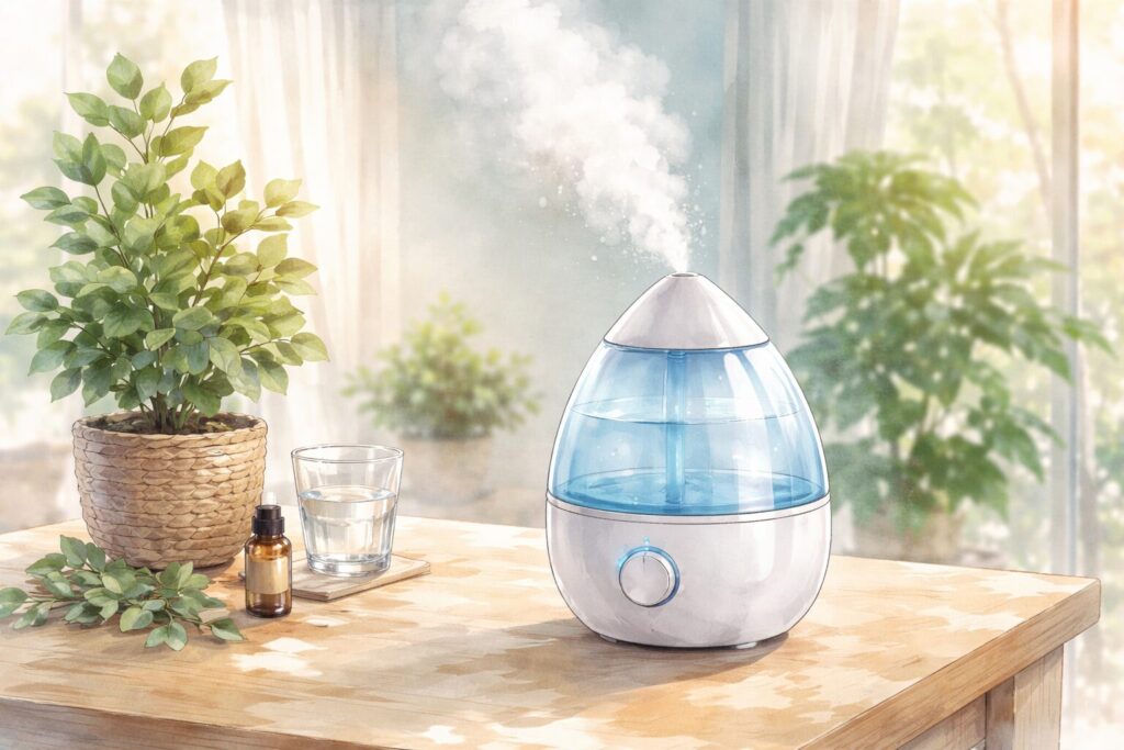 加湿器のイメージイラスト